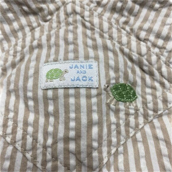 Janie & Jack Overall Turtle Coveralls 12 - 18 months - Picture 8 of 9